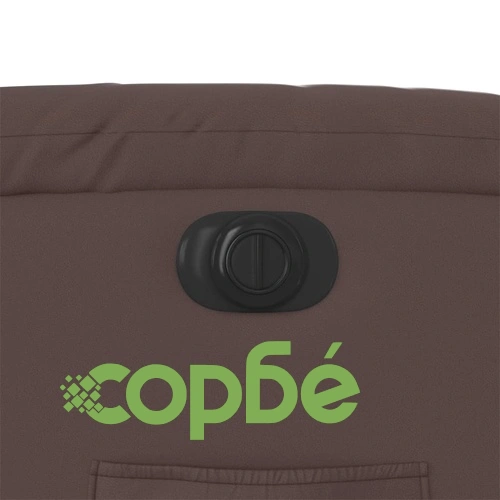 Електрически изправящ реклайнер стол, кафяв, изкуствена кожа ➤ топ цена ➤ sorbe.bg