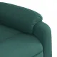Изправящ масажен наклоняем стол, тъмнозелен, текстил