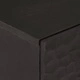 Странични шкафове 2 бр черен 60x33x75 см манго масивно дърво