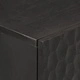 Странични шкафове 3 бр черен 60x33x75 см манго масивно дърво
