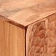 Страничен шкафа, 3 бр, 60x33x75 см, акациево дърво масив