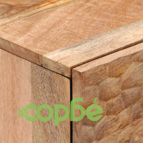 Странични шкафове 2 бр 60x33x75 см манго масивно дърво ➤ топ цена ➤ sorbe.bg