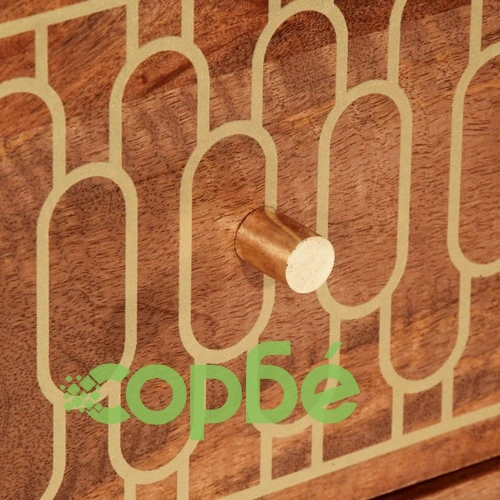 Странични шкафове 2 бр 60x33x75 см манго масивно дърво ➤ топ цена ➤ sorbe.bg