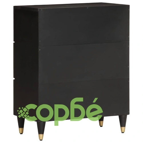 Странични шкафове 2 бр 60x33x75 см манго масивно дърво ➤ топ цена ➤ sorbe.bg