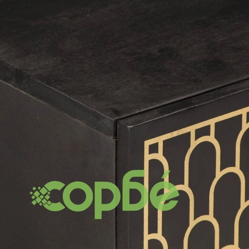 Комплект мебели за баня, 2 части, масивна мангова дървесина ➤ топ цена ➤ sorbe.bg