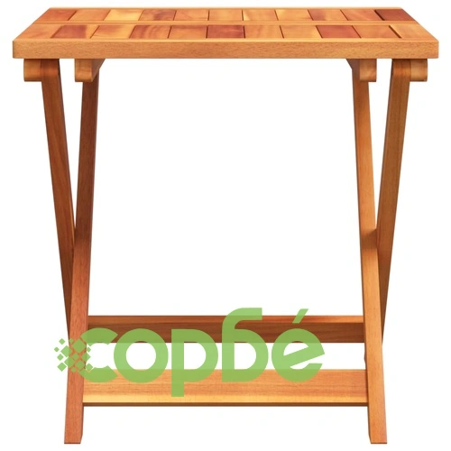 Сгъваем градински трапезен комплект от 3 части, масивна акация ➤ топ цена ➤ sorbe.bg