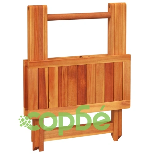 Сгъваем градински трапезен комплект от 3 части, масивна акация ➤ топ цена ➤ sorbe.bg