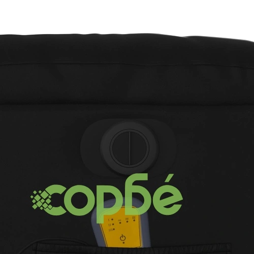 Електрически изправящ масажен реклайнер стол, черен, еко кожа ➤ топ цена ➤ sorbe.bg