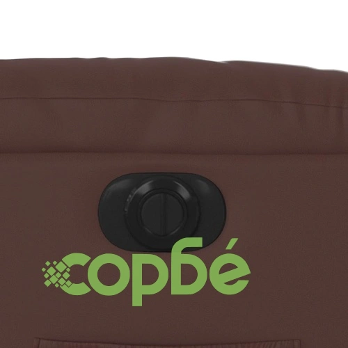 Електрически изправящ реклайнер стол, кафяв, изкуствена кожа ➤ топ цена ➤ sorbe.bg