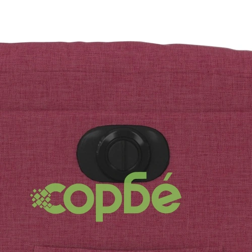 Електрически изправящ реклайнер стол, виненочервен, текстил ➤ топ цена ➤ sorbe.bg