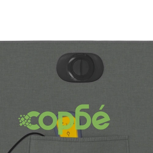 Електрически изправящ масажен реклайнер стол тъмносив текстил ➤ топ цена ➤ sorbe.bg