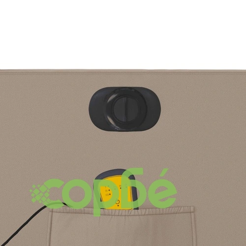 Електрически изправящ масажен реклайнер, капучино, еко кожа ➤ топ цена ➤ sorbe.bg