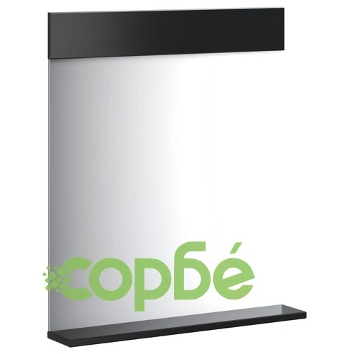 Комплект мебели за баня от 2 части BERG черен бор масив ➤ топ цена ➤ sorbe.bg