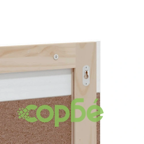 Комплект мебели за баня от 3 части BERG бял бор масив ➤ топ цена ➤ sorbe.bg