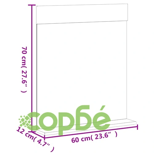 Комплект мебели за баня от 3 части BERG бял бор масив ➤ топ цена ➤ sorbe.bg