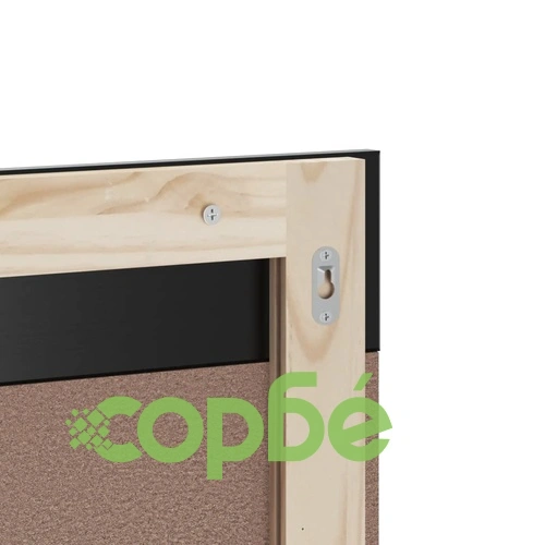 Комплект мебели за баня от 3 части BERG черен бор масив ➤ топ цена ➤ sorbe.bg