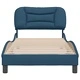 Рамка за легло без матрак, Синьо, 80x200 см, плат