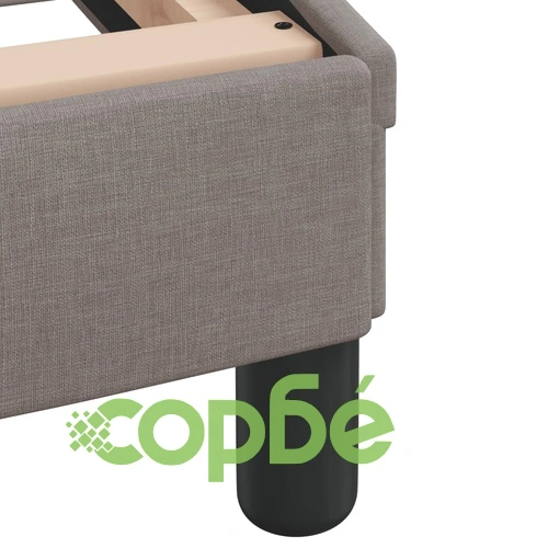 Рамка за легло без матрак, таупе, 160x200 см плат ➤ топ цена ➤ sorbe.bg