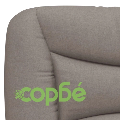 Рамка за легло без матрак, таупе, 160x200 см плат ➤ топ цена ➤ sorbe.bg