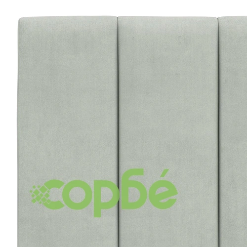 Рамка за легло без матрак, светлосива, 140x200 см, кадифе ➤ топ цена ➤ sorbe.bg