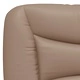 Рамка за легло с табла, капучино, 140x190 см, изкуствена кожа
