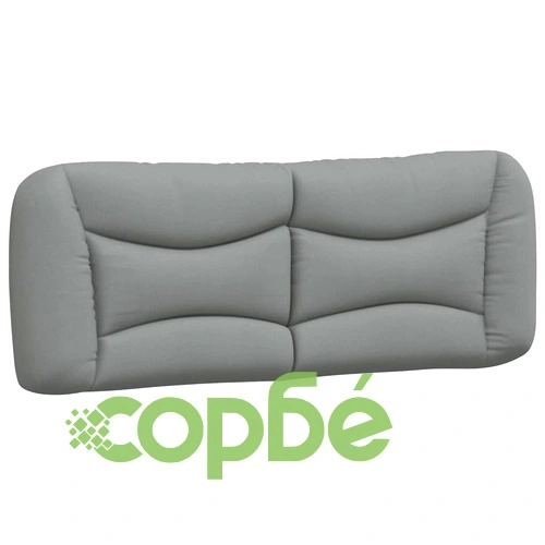 Легло с матрак, светлосиво, 140x190 см плат ➤ топ цена ➤ sorbe.bg