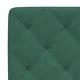 Легло с матрак, тъмнозелено, 140x190 см, кадифе