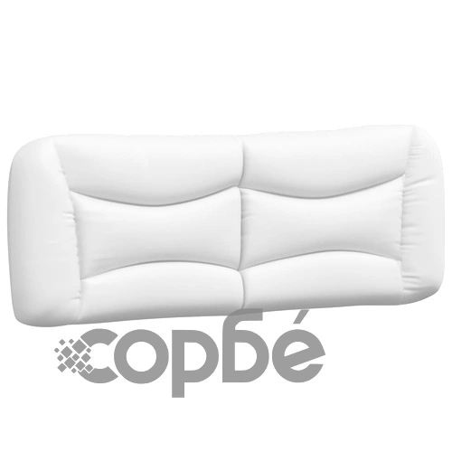 Легло с матрак, бяло, 140x190 см изкуствена кожа ➤ топ цена ➤ sorbe.bg