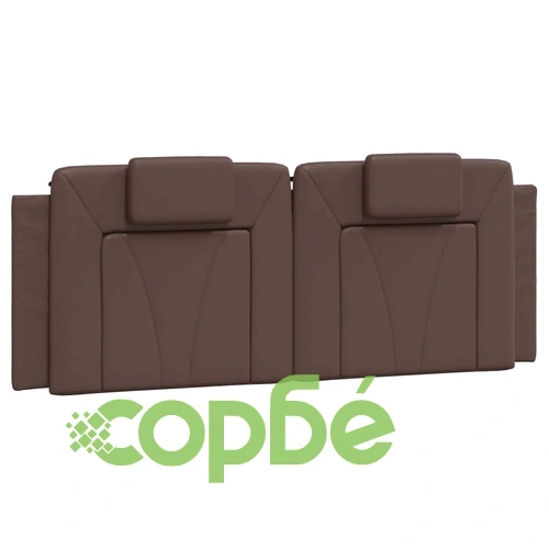 Легло с матрак, кафяво, 140x190 см, изкуствена кожа ➤ топ цена ➤ sorbe.bg