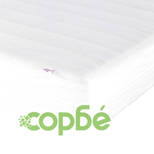 Легло с матрак, кафяво, 140x190 см, изкуствена кожа ➤ топ цена ➤ sorbe.bg