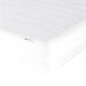 Легло с матрак, бяло, 140x190 см изкуствена кожа