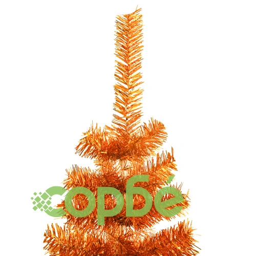 Изкуствена коледна елха със стойка, златна, 150 см, PET ➤ топ цена ➤ sorbe.bg