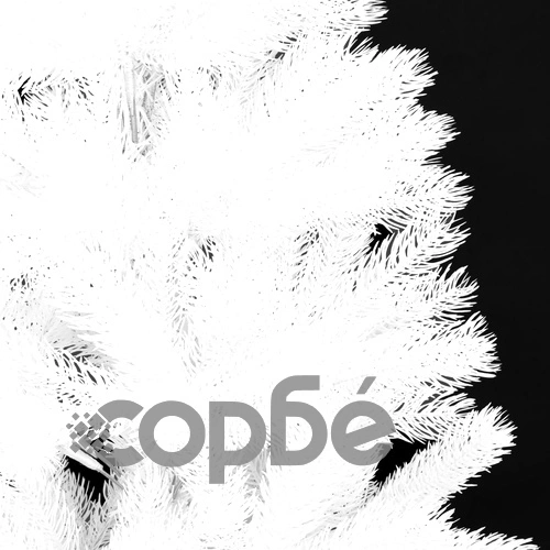 Изкуствено коледно дърво, реалистични иглички, бяло, 150 см ➤ топ цена ➤ sorbe.bg