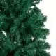 Изкуствено коледно дърво с плътни клонки, зелено, 180 см, PVC