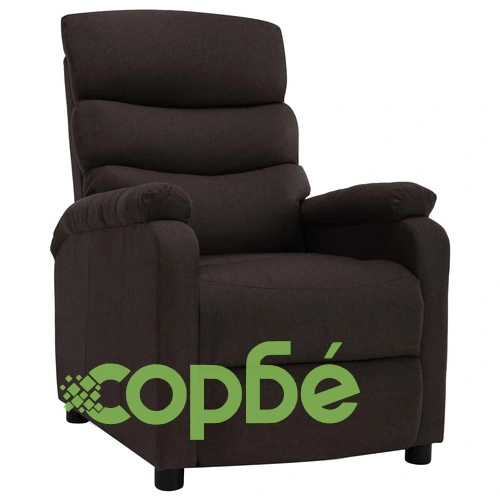 Наклоняем стол, тъмнокафяв, текстил ➤ топ цена ➤ sorbe.bg