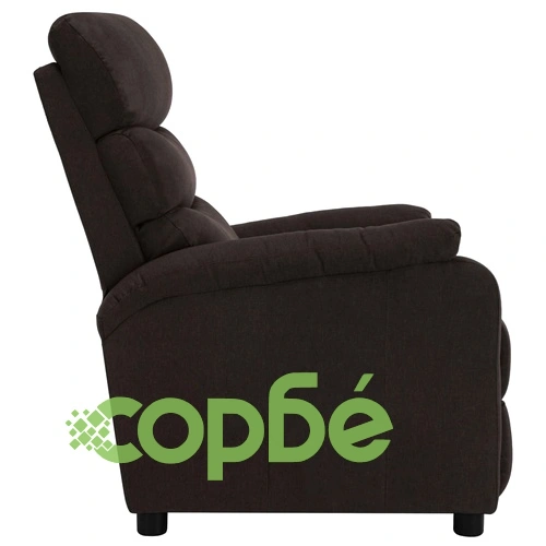 Наклоняем стол, тъмнокафяв, текстил ➤ топ цена ➤ sorbe.bg