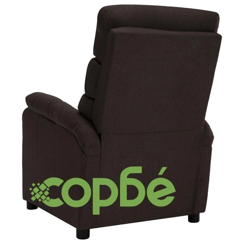 Наклоняем стол, тъмнокафяв, текстил ➤ топ цена ➤ sorbe.bg