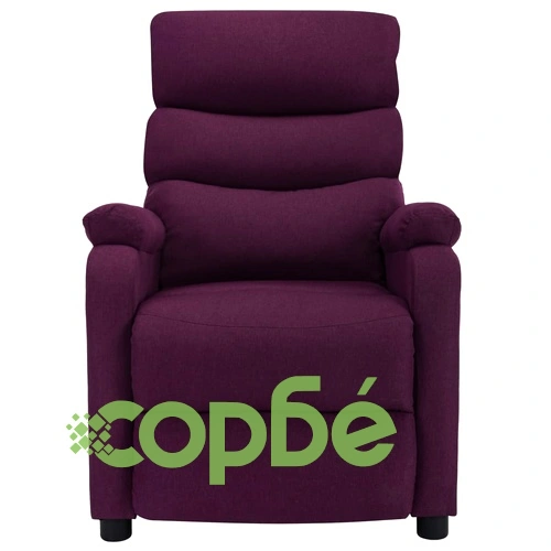 Стол реклайнер, лилав, текстил ➤ топ цена ➤ sorbe.bg