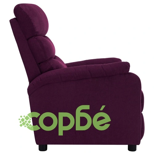 Стол реклайнер, лилав, текстил ➤ топ цена ➤ sorbe.bg