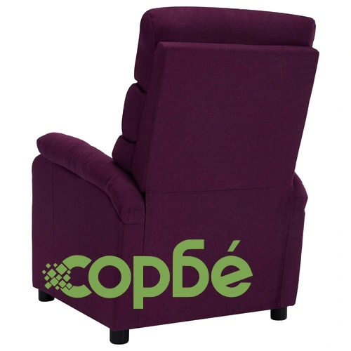 Стол реклайнер, лилав, текстил ➤ топ цена ➤ sorbe.bg