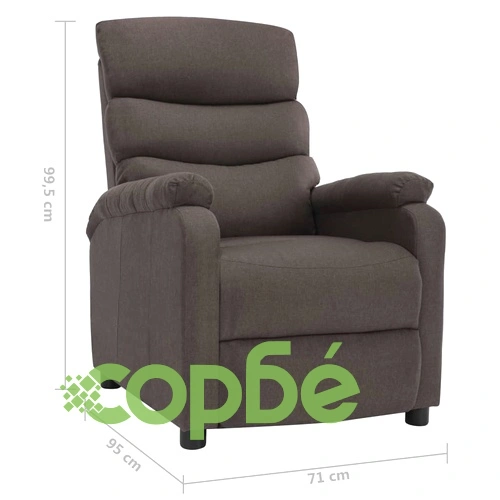 Наклоняем стол, таупе, текстил ➤ топ цена ➤ sorbe.bg