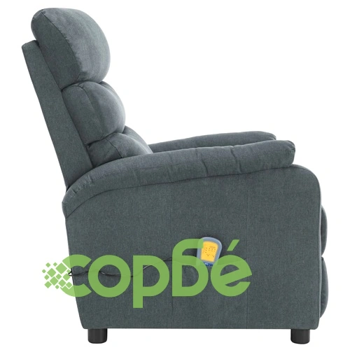 Масажен стол, светлосив, текстил ➤ топ цена ➤ sorbe.bg