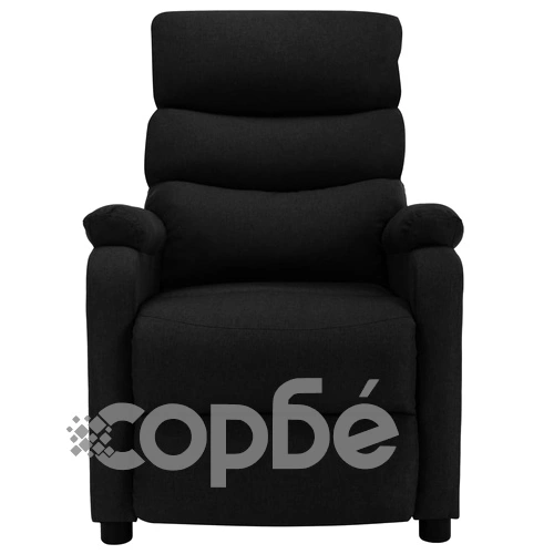 Масажен стол, черен, текстил ➤ топ цена ➤ sorbe.bg