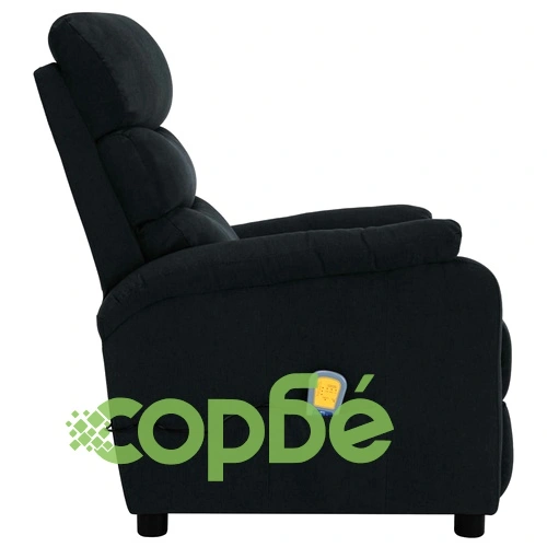 Масажен стол, черен, текстил ➤ топ цена ➤ sorbe.bg