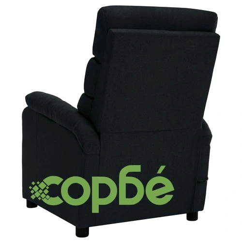 Масажен стол, черен, текстил ➤ топ цена ➤ sorbe.bg