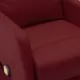 Масажен стол виненочервен изкуствена кожа