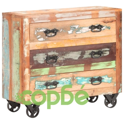 Бюфет, 80x30x70 см, регенерирано дърво масив ➤ топ цена ➤ sorbe.bg