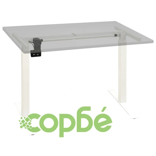 Електрическа рамка за стоящо бюро с мотор, регулируема, бяла ➤ топ цена ➤ sorbe.bg