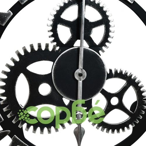 Стенен часовник, черен, 60 см, МДФ ➤ топ цена ➤ sorbe.bg