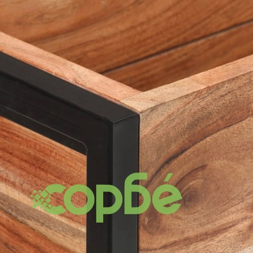 Плантер, 90x20x68 см, акациево дърво масив ➤ топ цена ➤ sorbe.bg